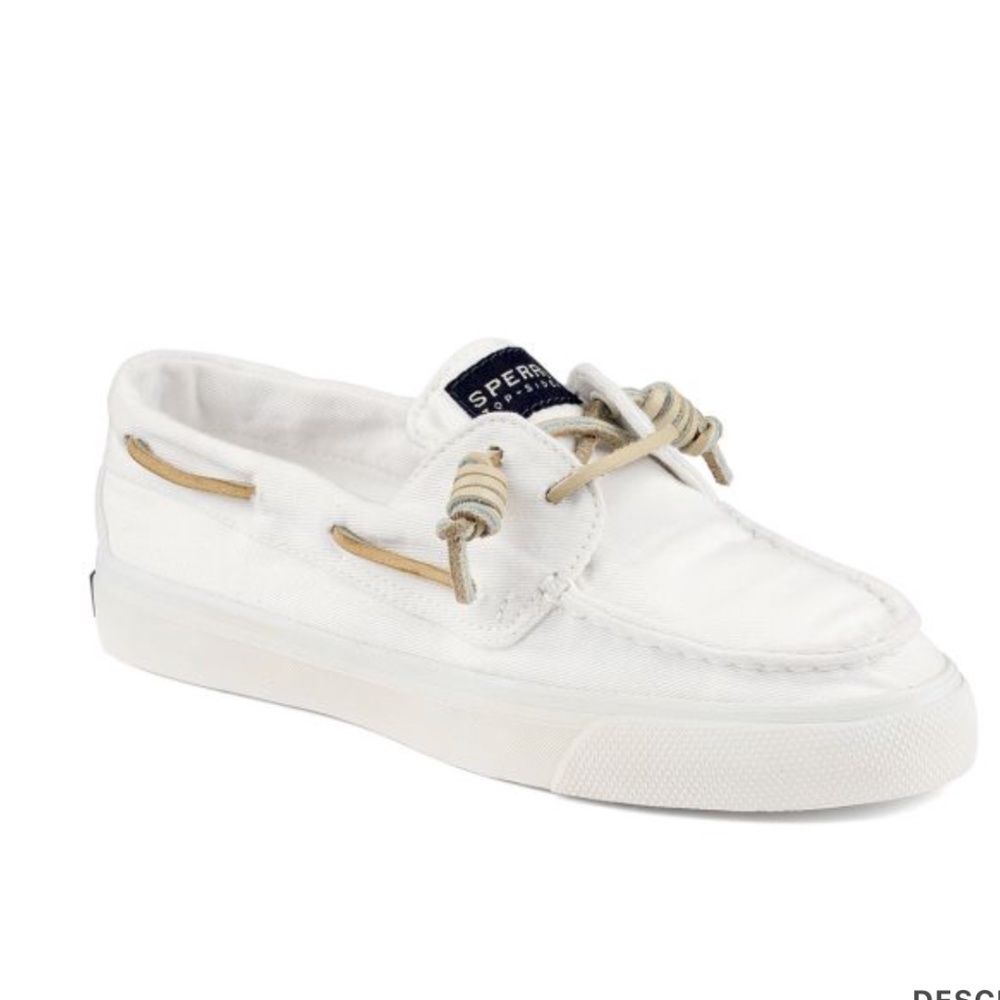 Sperry's Bahama 2-Eye Washed Canvas Sneaker- 9